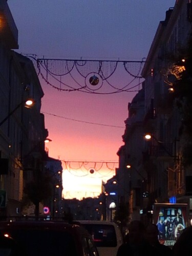 CANNES couché de soleil